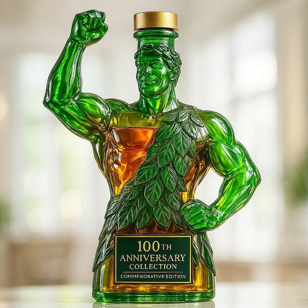 Jolly Green Giant 100th Anniversary Collector's Edition Whisky Bottle