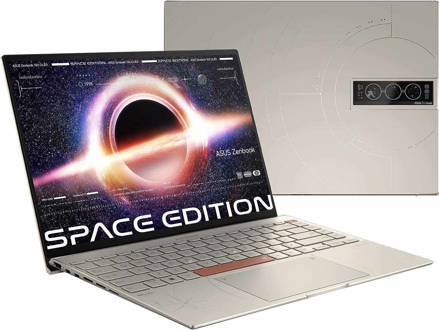 ASUS ZenBook 14X OLED Space Edition Laptop, 14” 4K 16:10 OLED Touch Display, Intel Core i9-12900H CPU, 32GB RAM, 1TB SSD, Windows 11 Pro, ZenVision Display, UX5401ZAS-XH99T