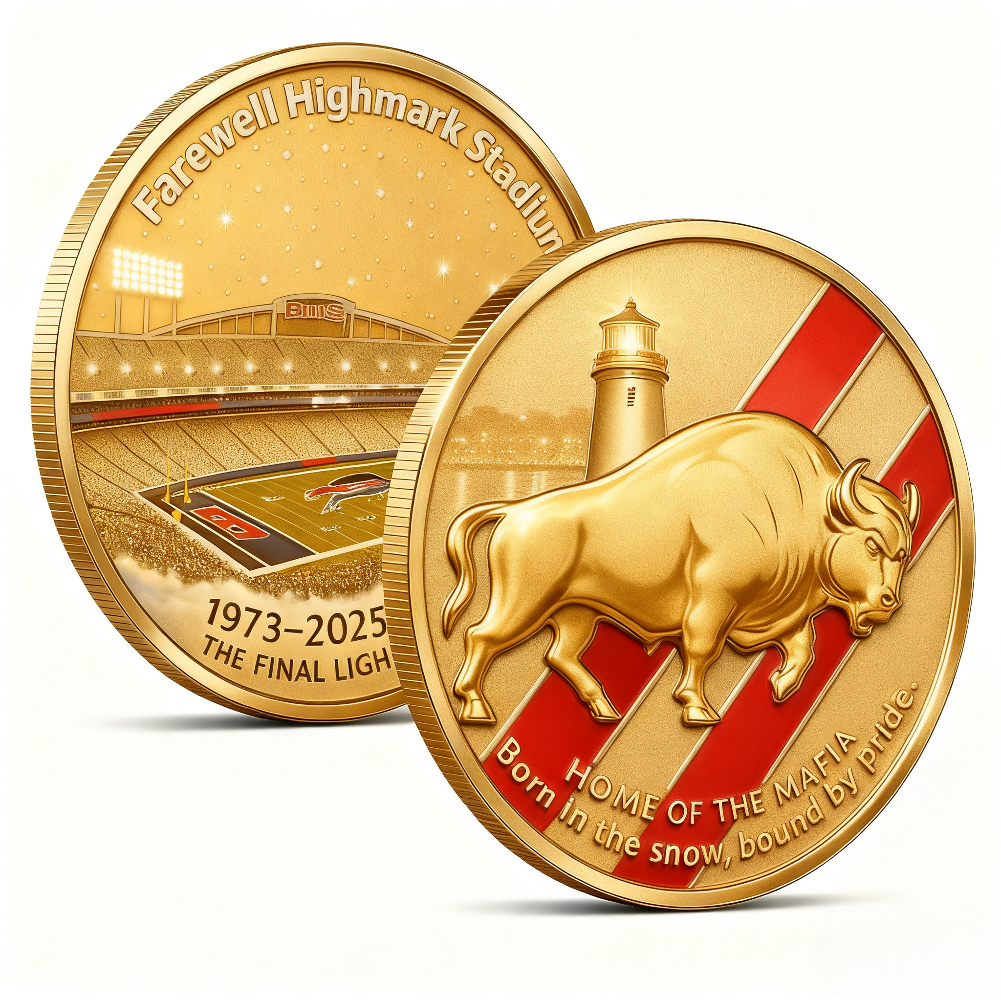 Bills Mafia Farewell Coin — Highmark Stadium 1973–2025