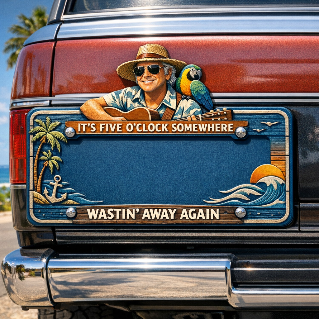 Jimmy License Plate Frame