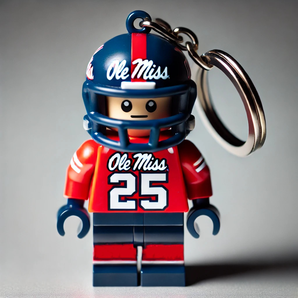 College Football Keychain