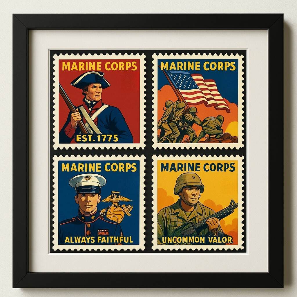 250th Anniversary Military Stamp Collection