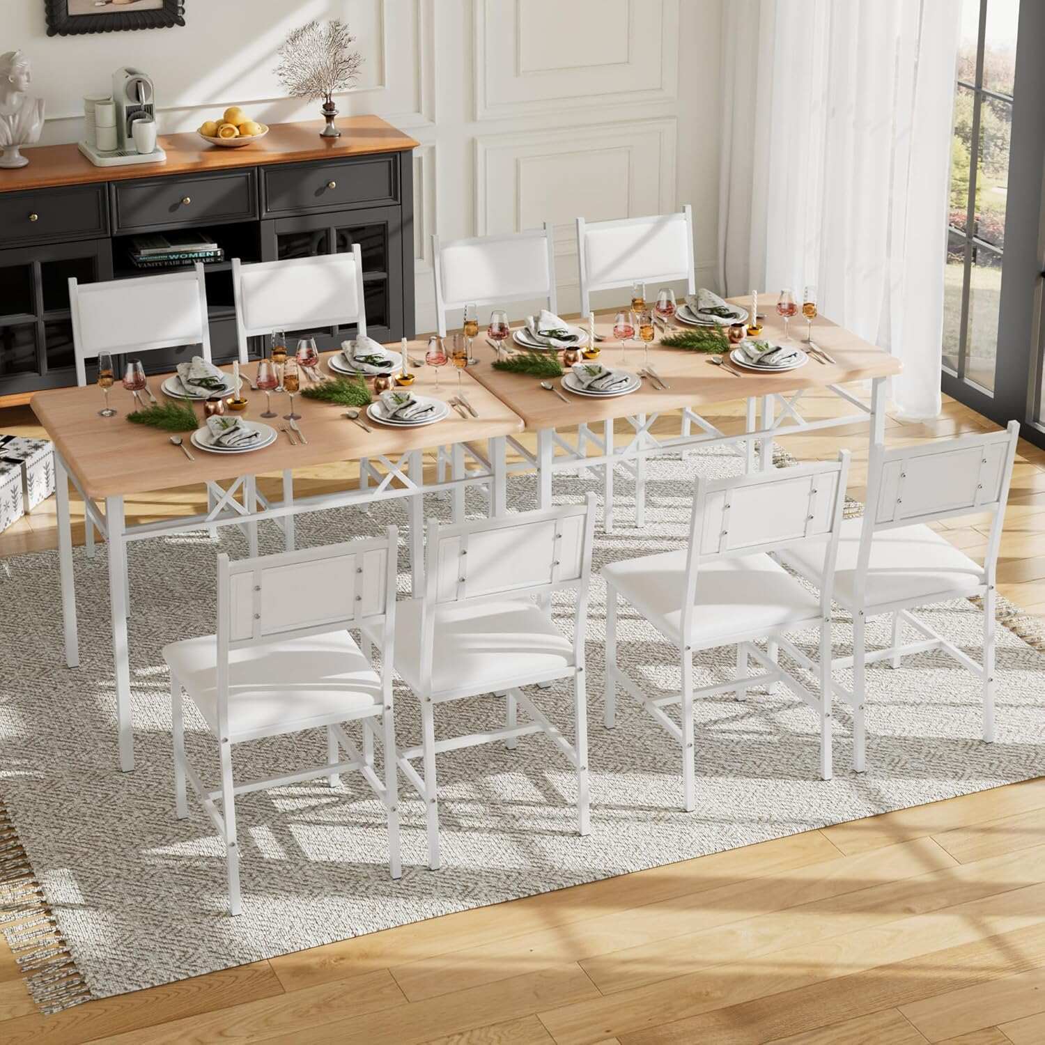 Dining Table Set for 4 with Chairs