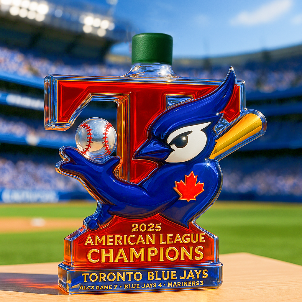 Blue Jays 2025 ALCS Champions Whiskey Bottle