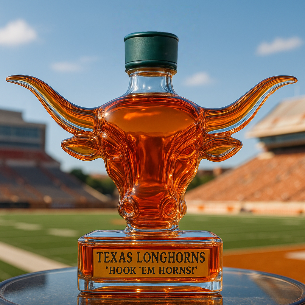 Texas Longhorns Limited-Edition Whiskey Bottle