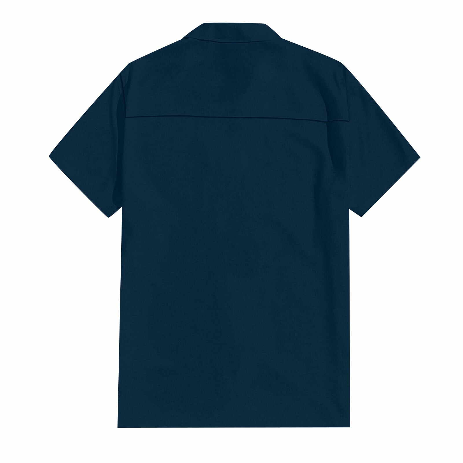 Classic Beach Men Polo Shirt Collar Short Sleeved Work Shirts for Men