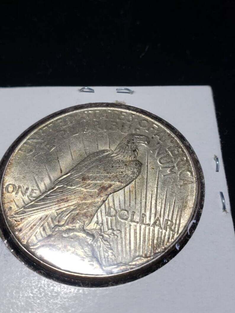 1923 S Silver Peace Dollar Coin  - BU !  Lot# 501 Regular 75