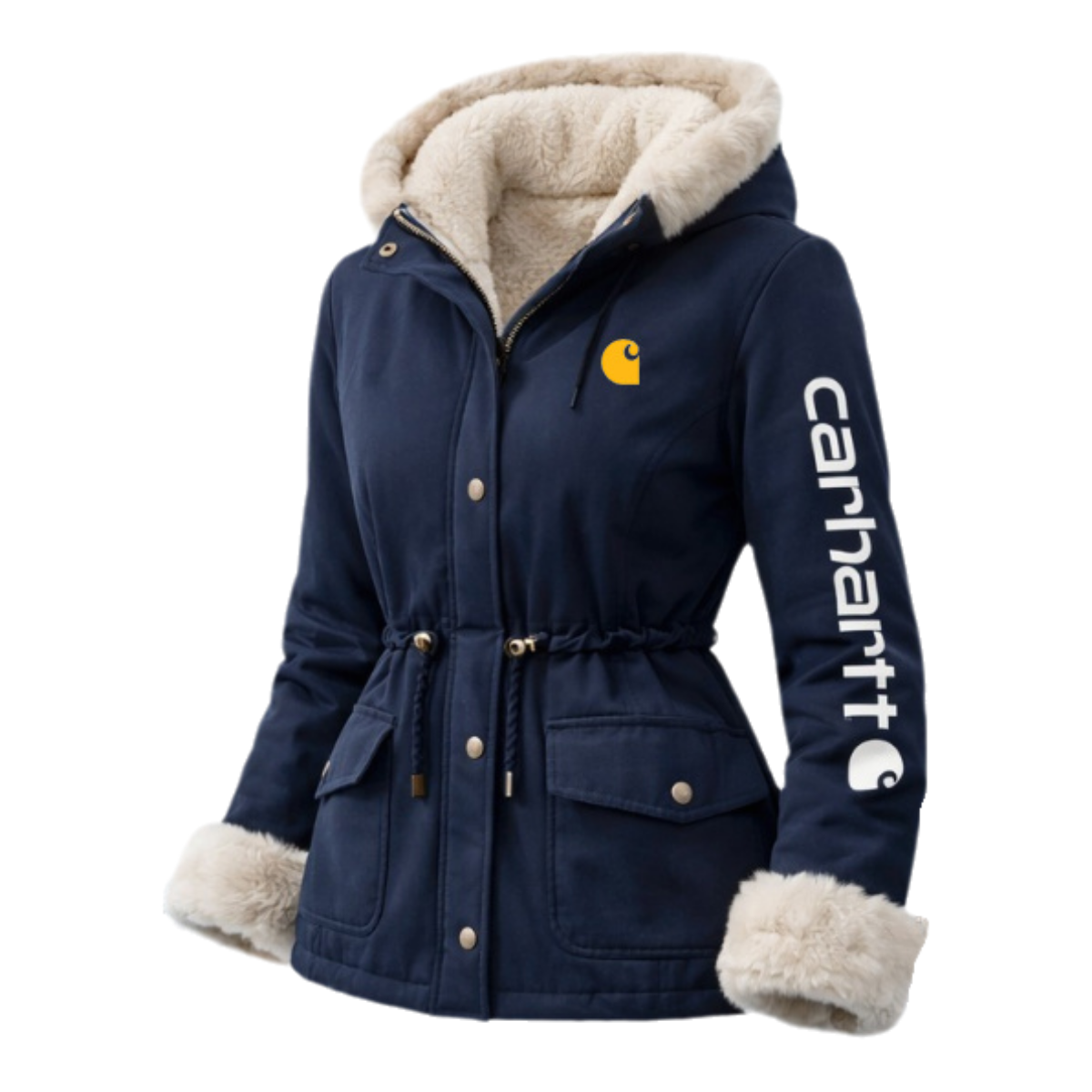 Women's Hooded Sherpa Lined Jacket
