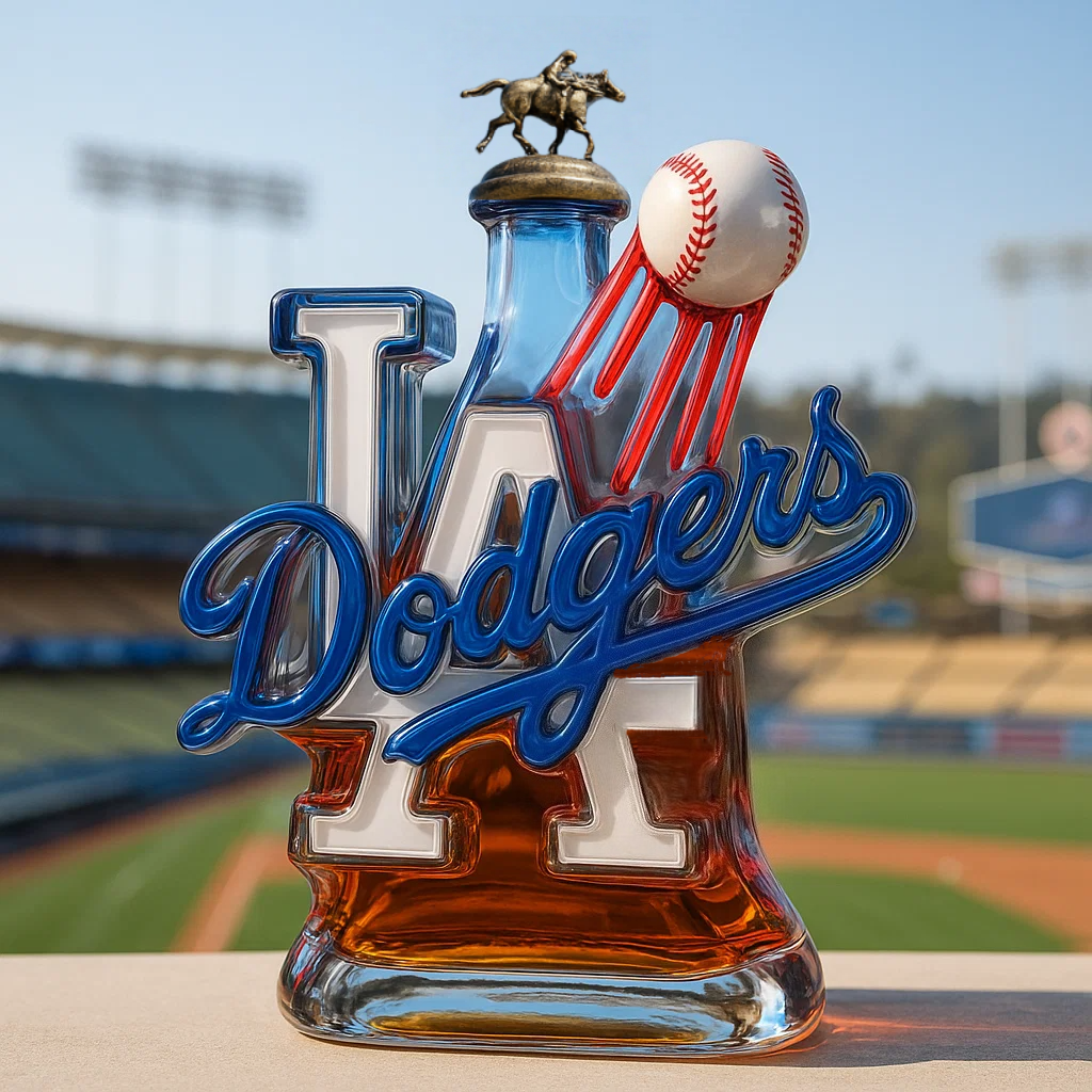 Los Angeles Dodgers Limited Edition Whiskey Bottle