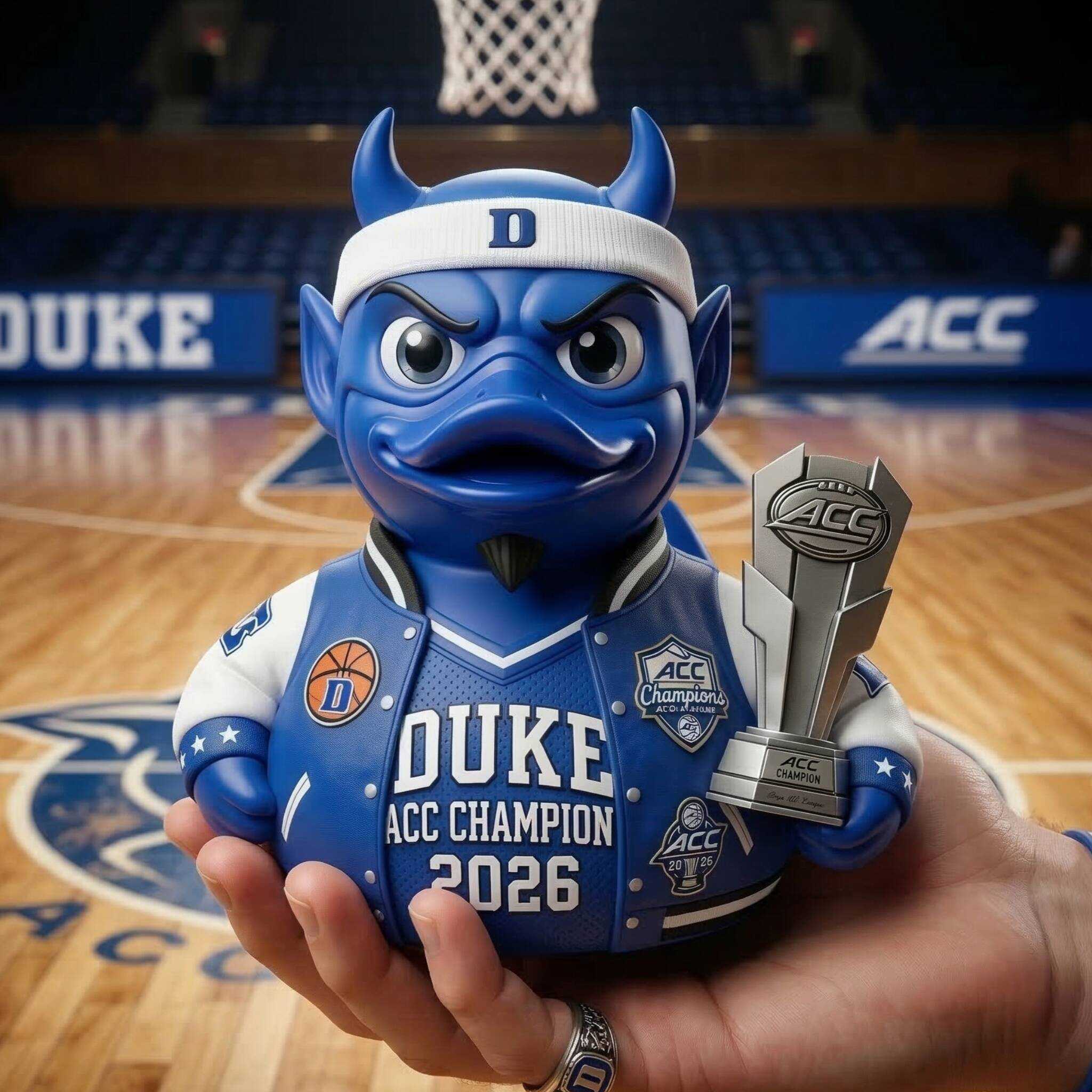 Duke Blue Devils ACC Champions 2026 Tribute Duck