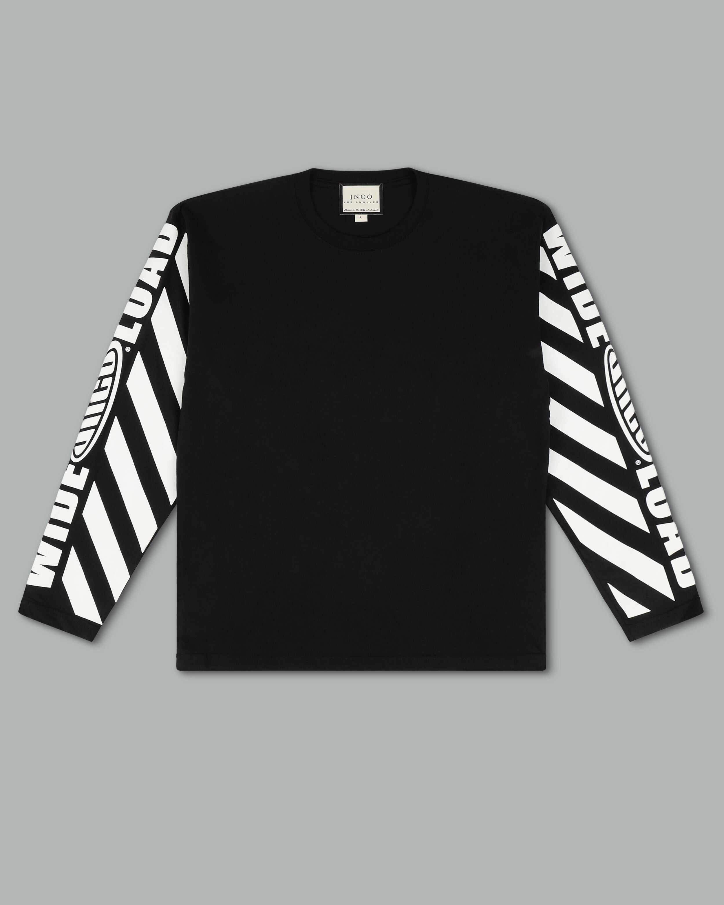 Wide Load Long Sleeve Tee. Jet Black.
