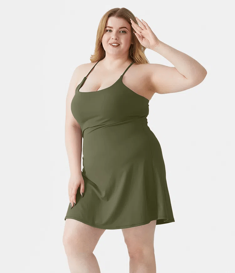 🔥Flash Sale🔥Softlyzero Plush Backless Active Dress-Easy Peezy