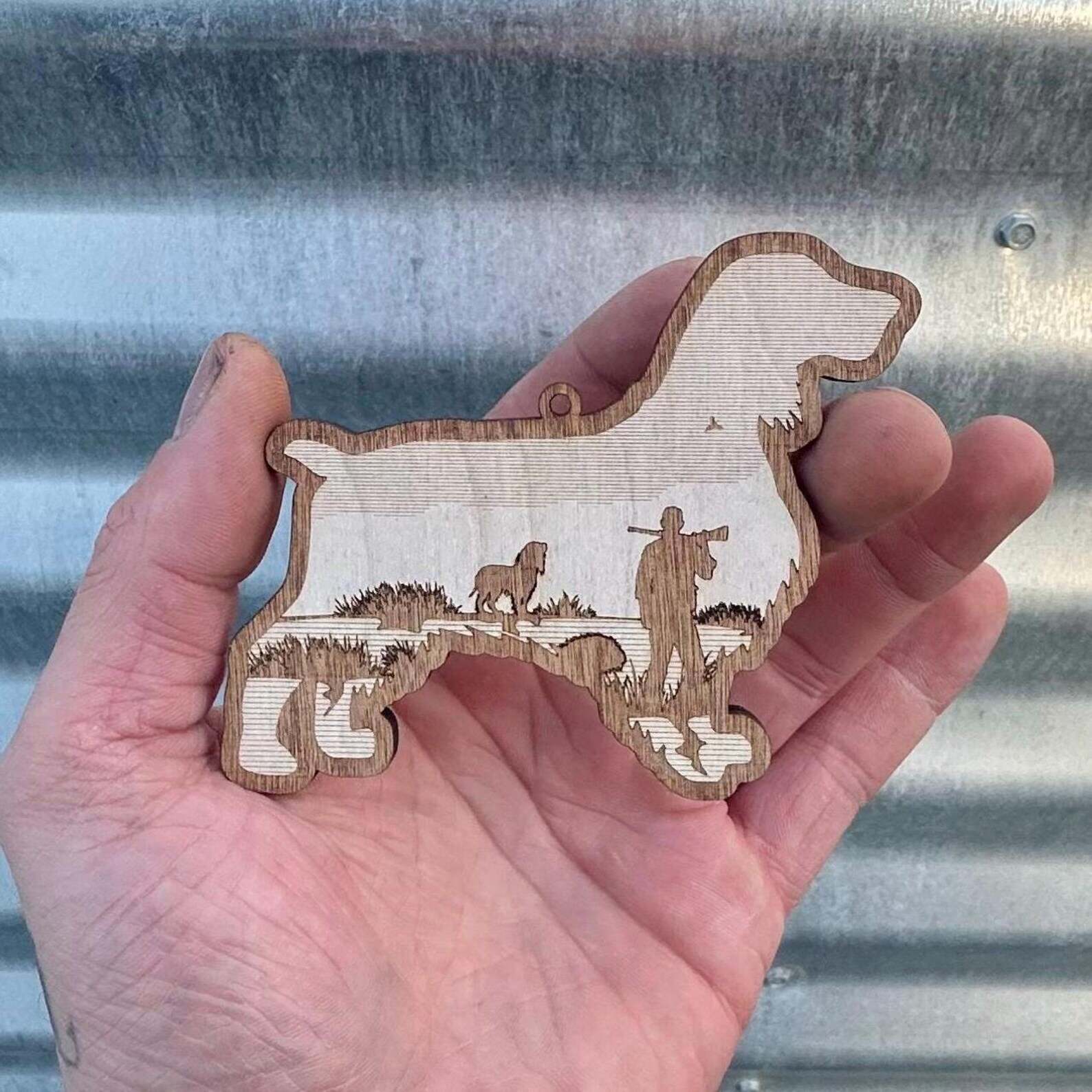 Hunting Dog Ornaments