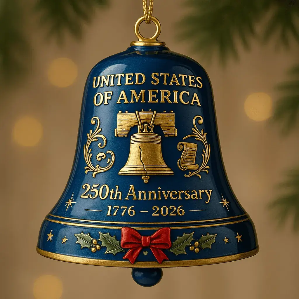 U.S. 250th Anniversary Bell Ornament