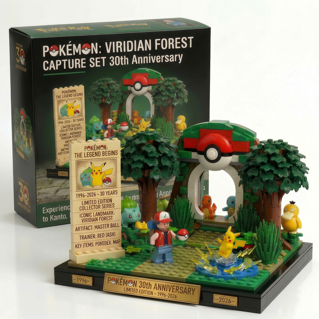 Pokémon 40th Anniversary  Limited Edition Brick Set