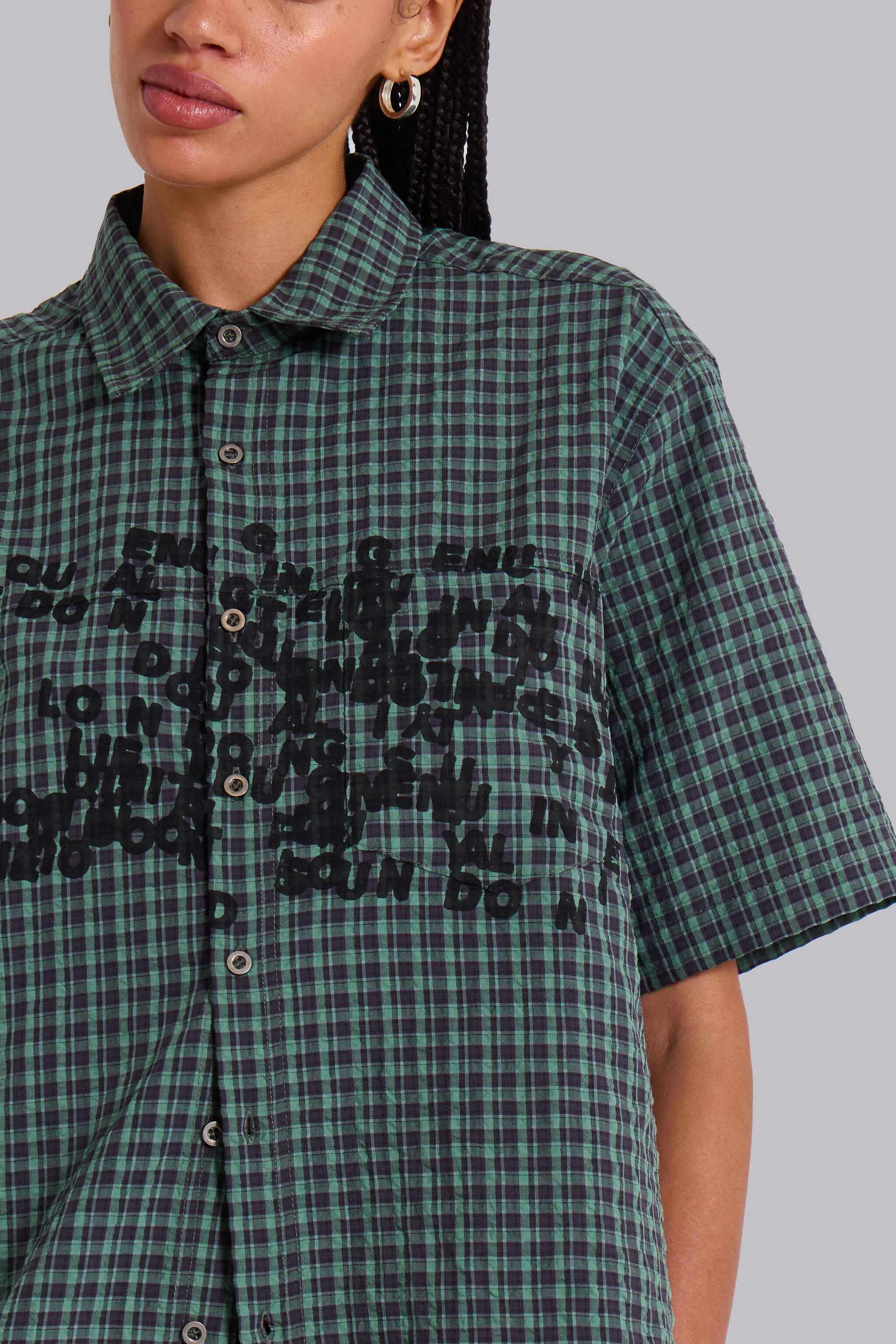 Green Typo Shirt
