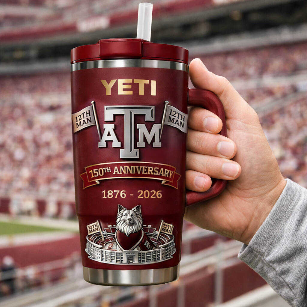 TX A&M 150th Anniversary Yeti Tumbler