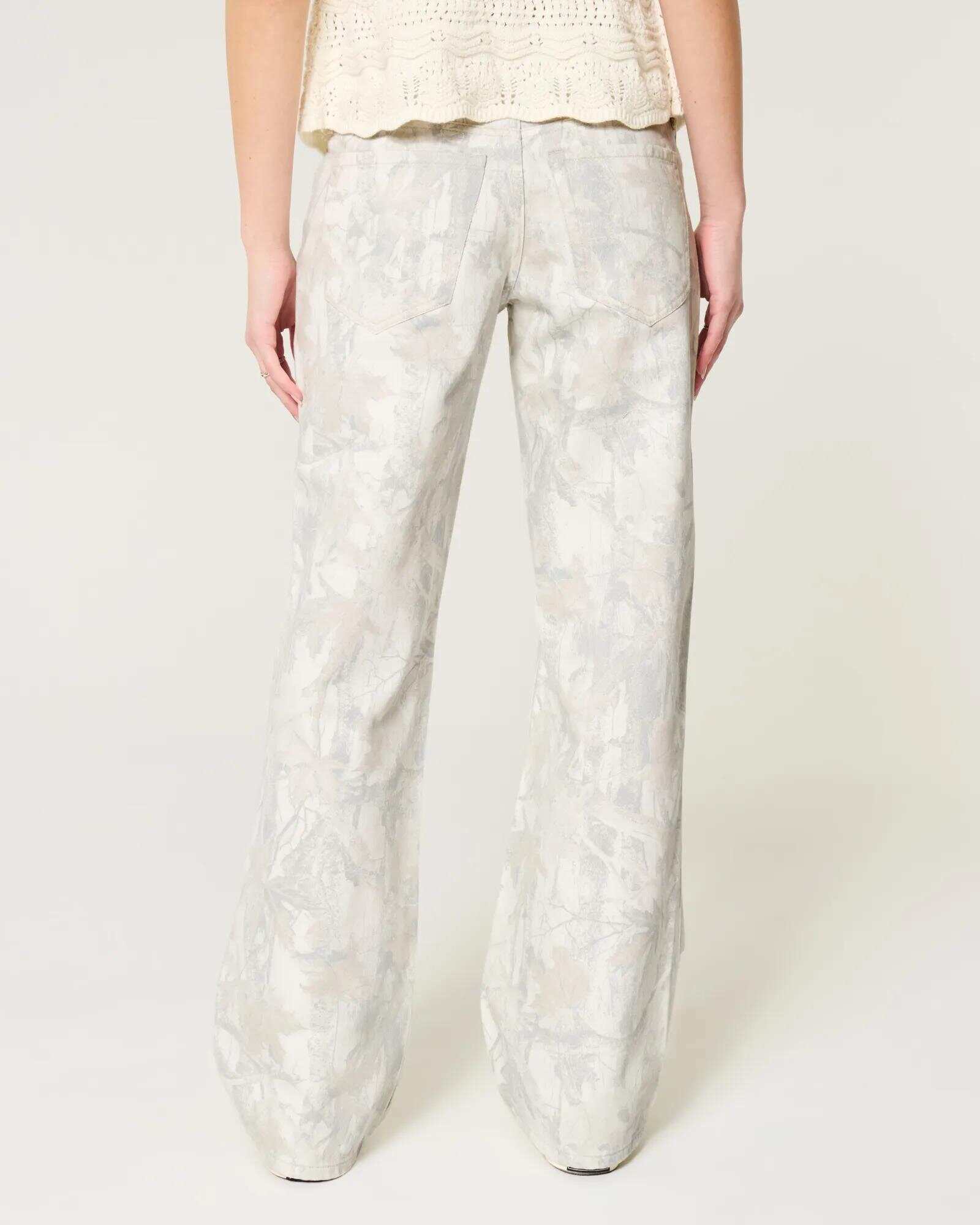 Low-Rise Dark Wash Baggy Jeans