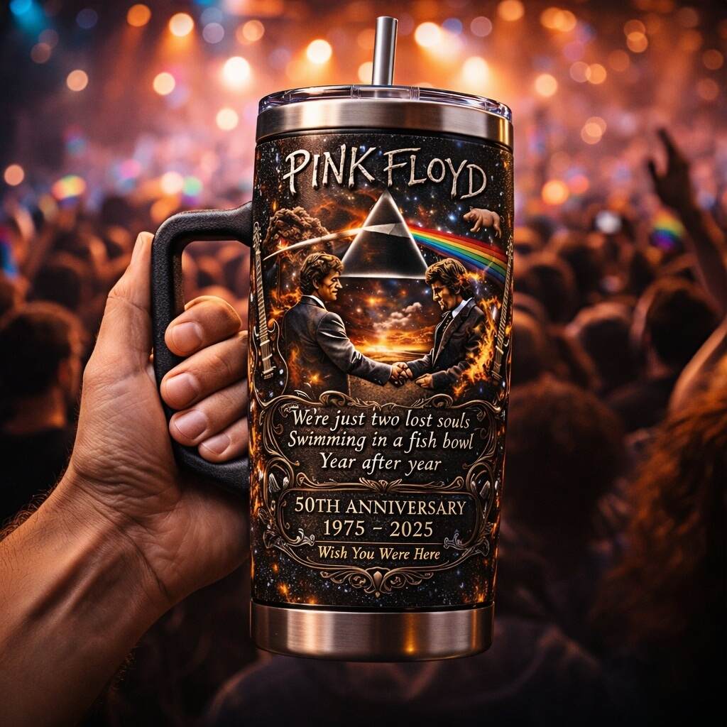 Pink Floyd “Wish You Were Here” 50th Anniversary Tribute Tumbler
