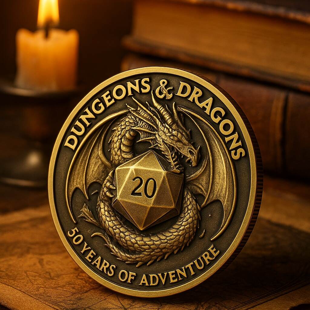 Dungeons & Dragons 50th Anniversary Coin