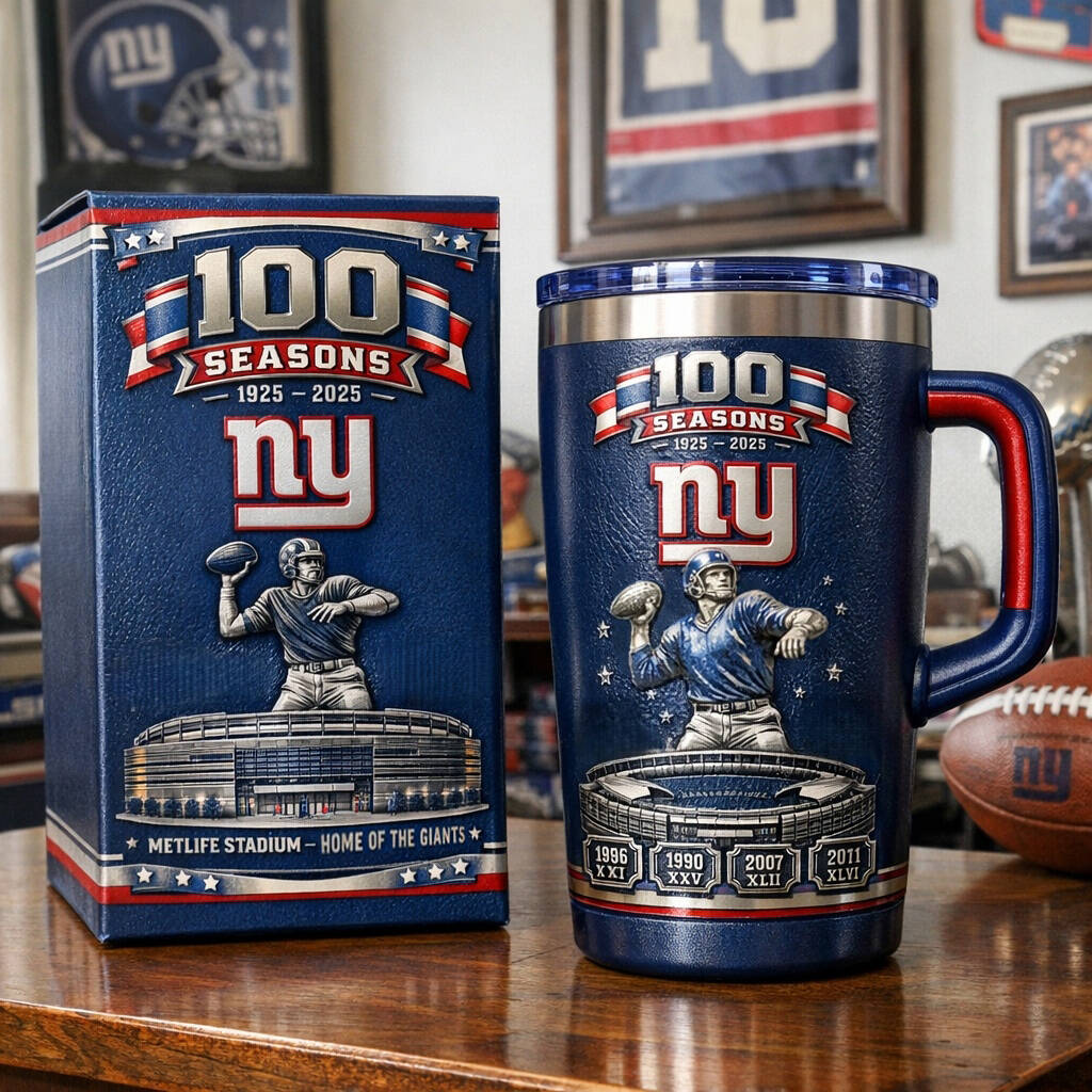 New York Giants 100th Anniversary Tumbler (1925–2025)