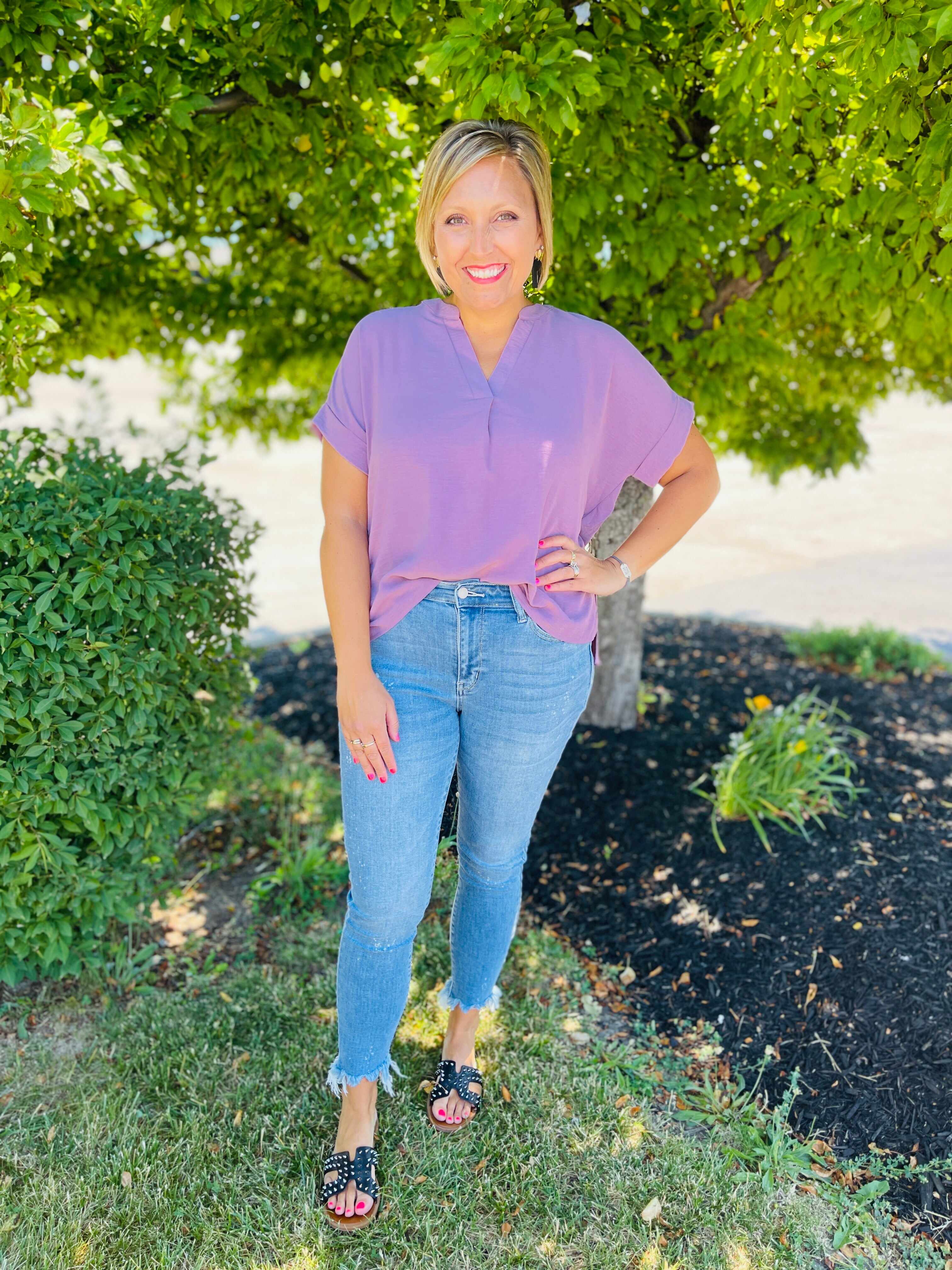 PLUS/REG Bad And Bleachy Bleached Shark Bite Hem Skinnies
