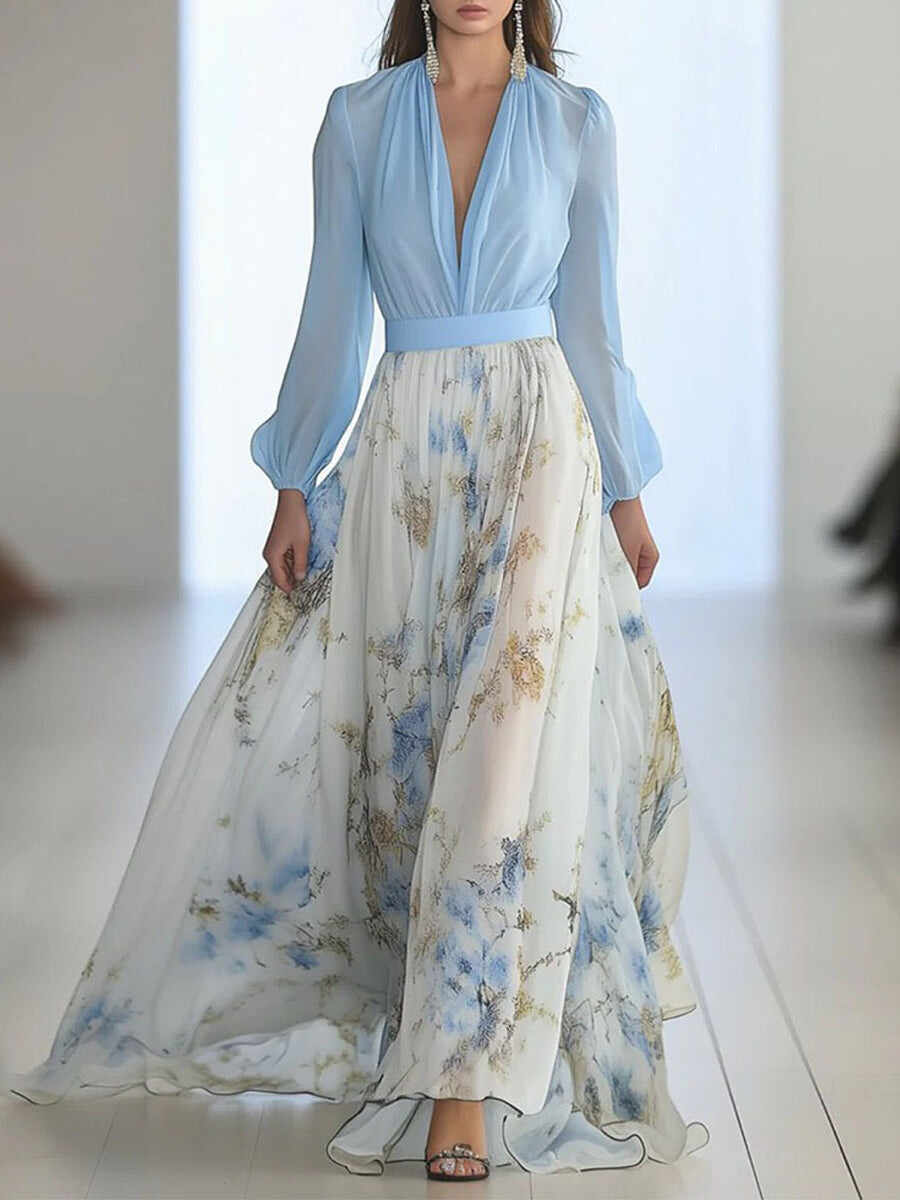 🔥Summer Arrivals🌟Women's Floral Art Print Dress