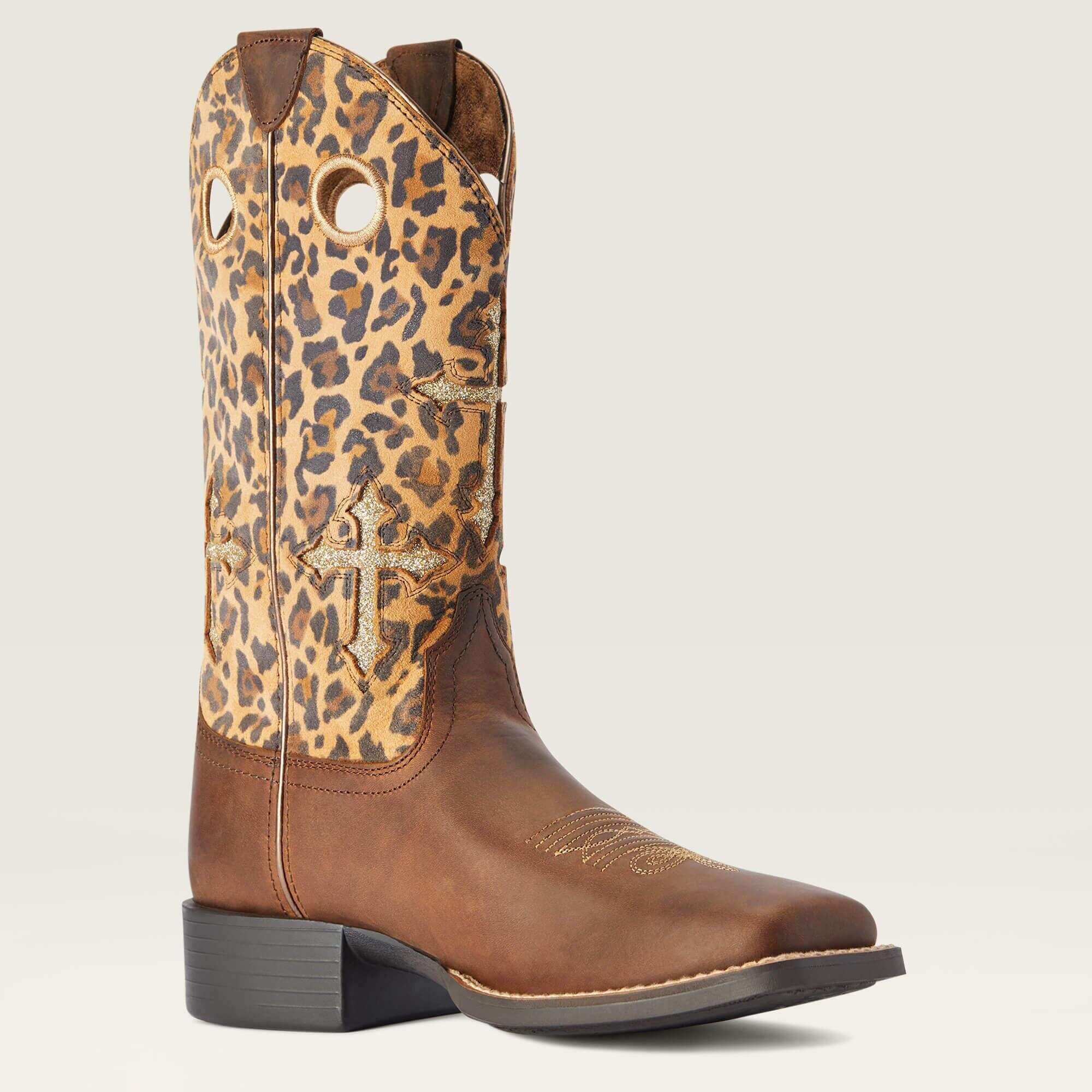 Round Up Crossroads Western Boot