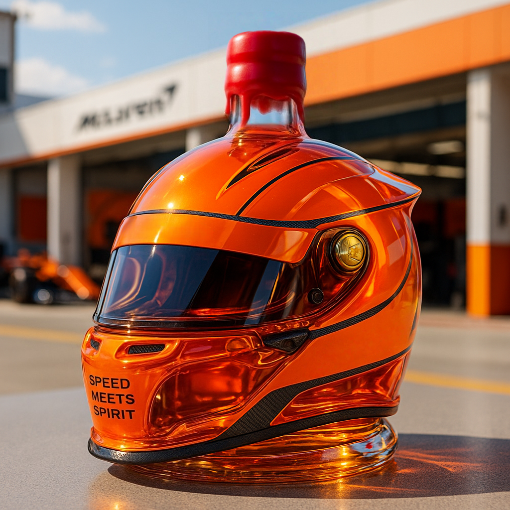McL Helmet Edition Whiskey Bottle