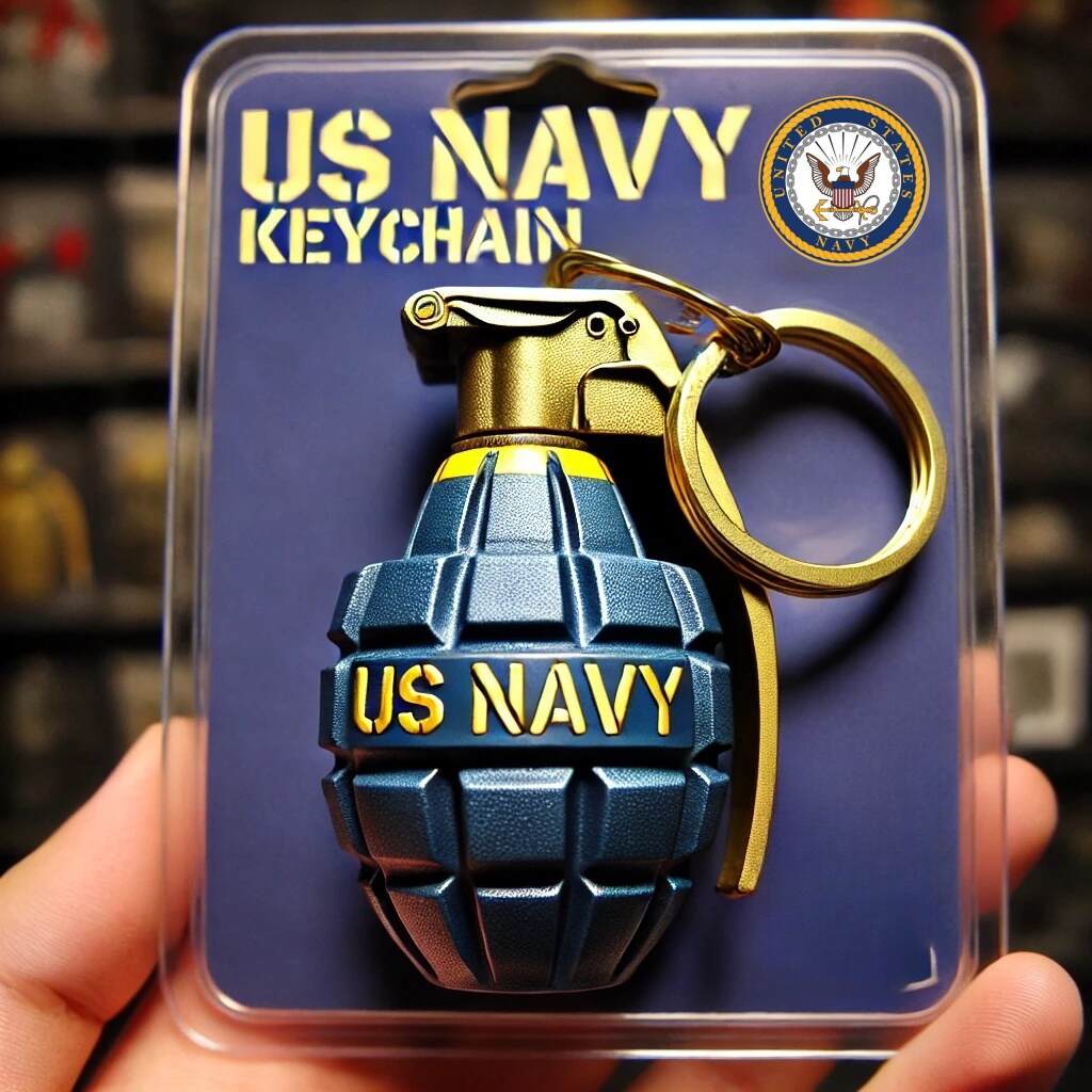 Military Branch Grenade Keychain Series