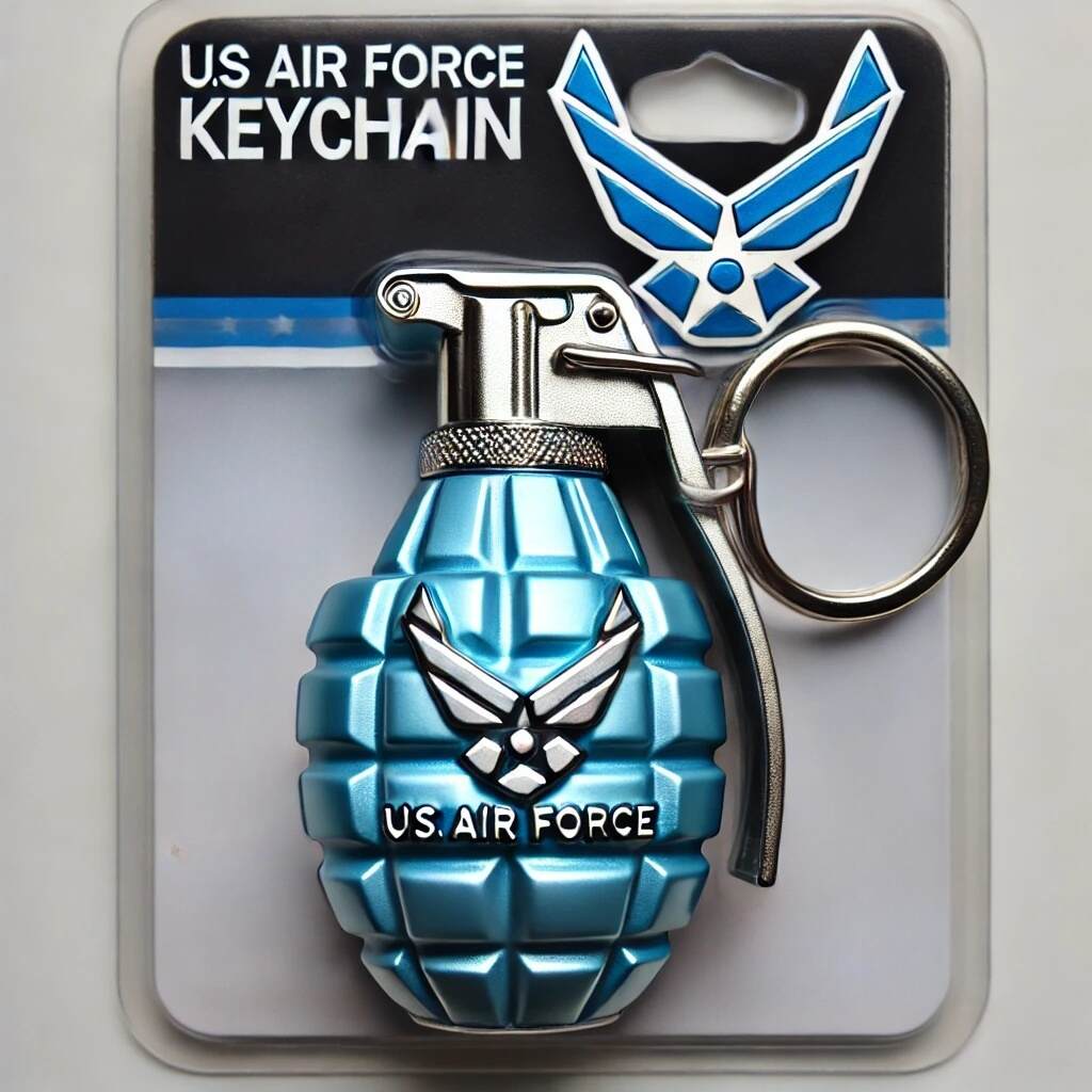 Military Branch Grenade Keychain Series