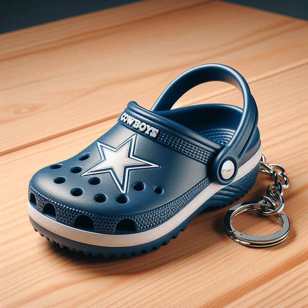 🩴🏈NFL Crocs-Style Keychain