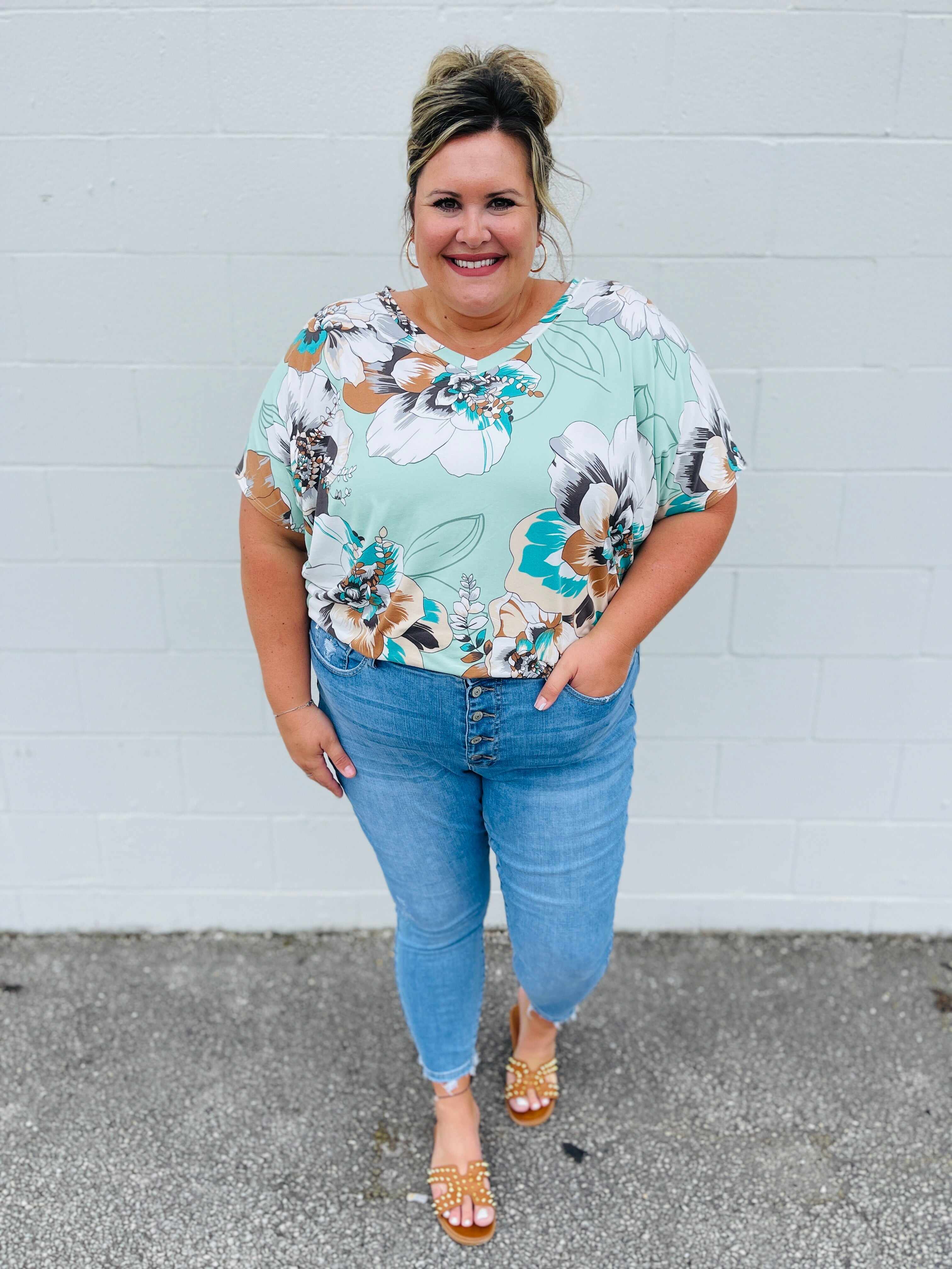 PLUS/REG Feel So Fly Button Fly Skinny Jeans