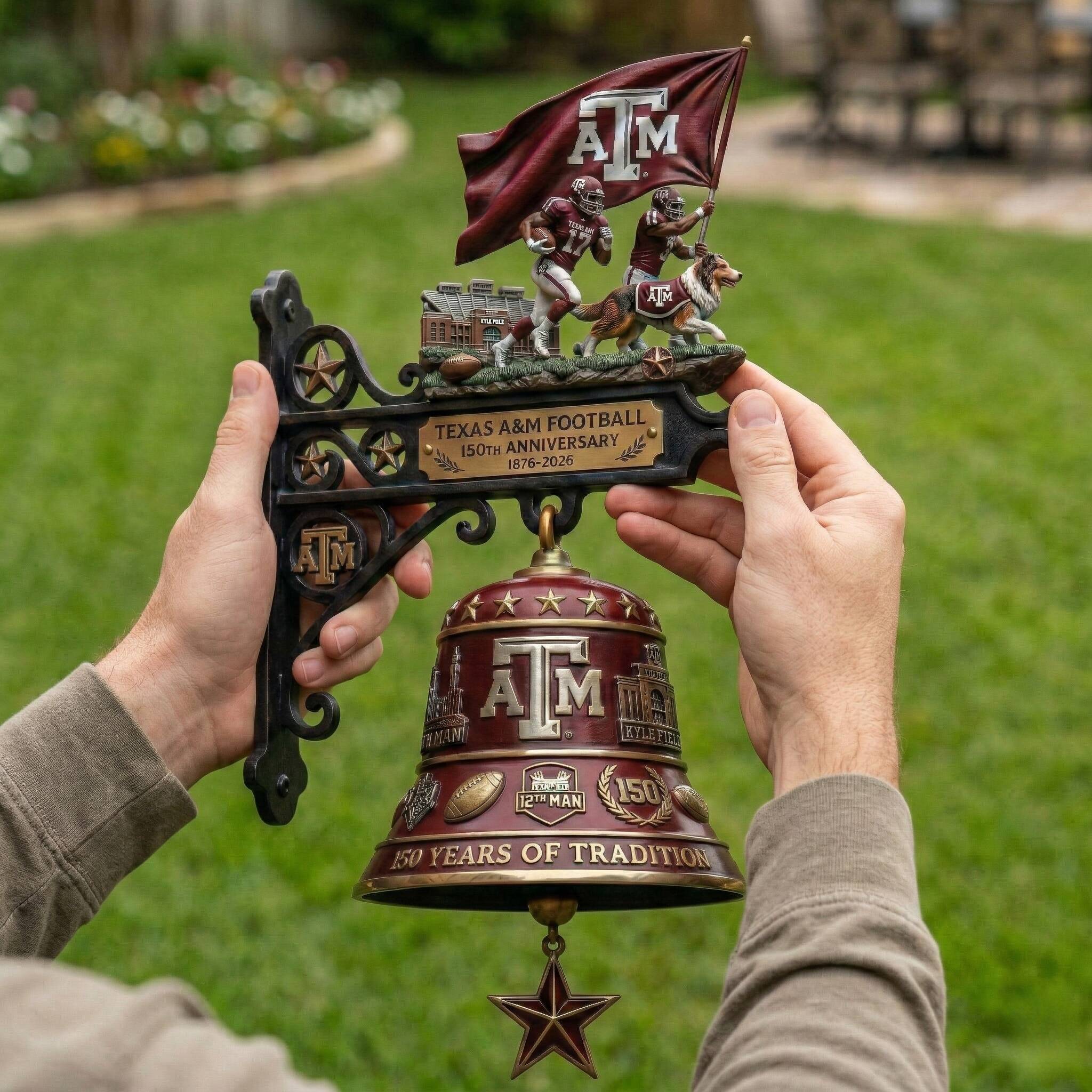 🤠 Texas A&M Football – 150th Anniversary Commemorative Bell (1876–2026)