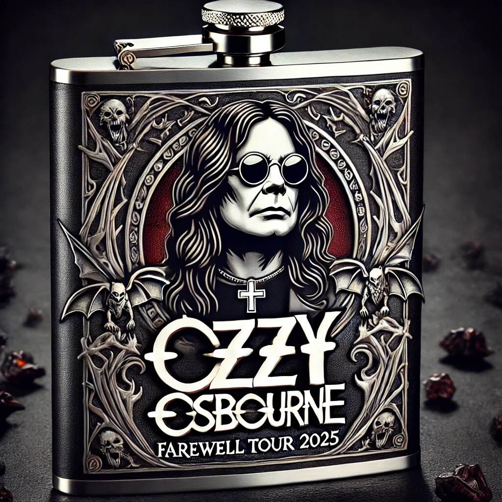 Ozzy Osbourne Farewell Tour Flask