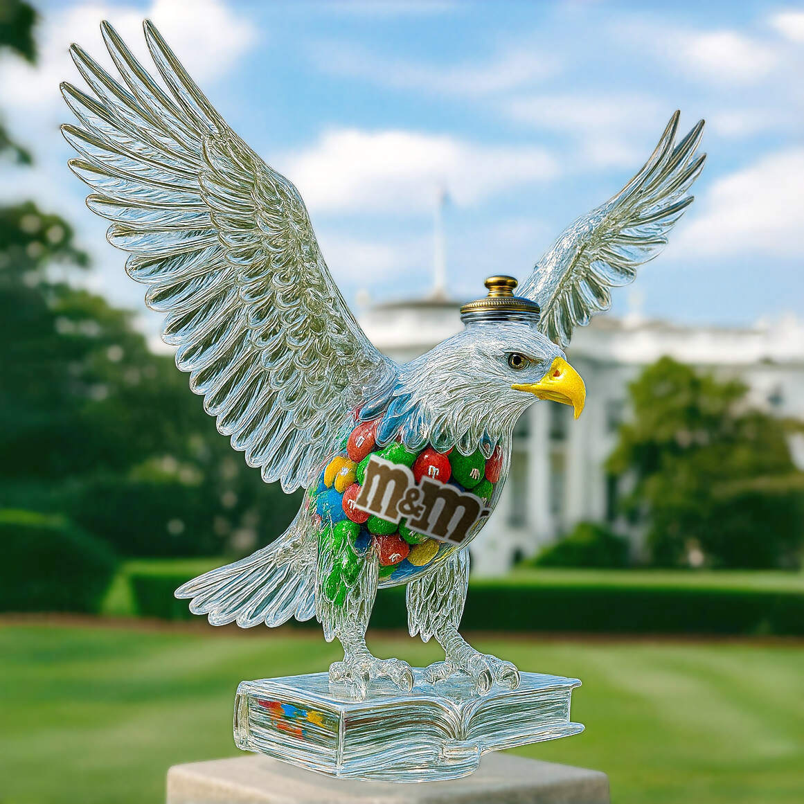 Bald Eagle Candy Jar