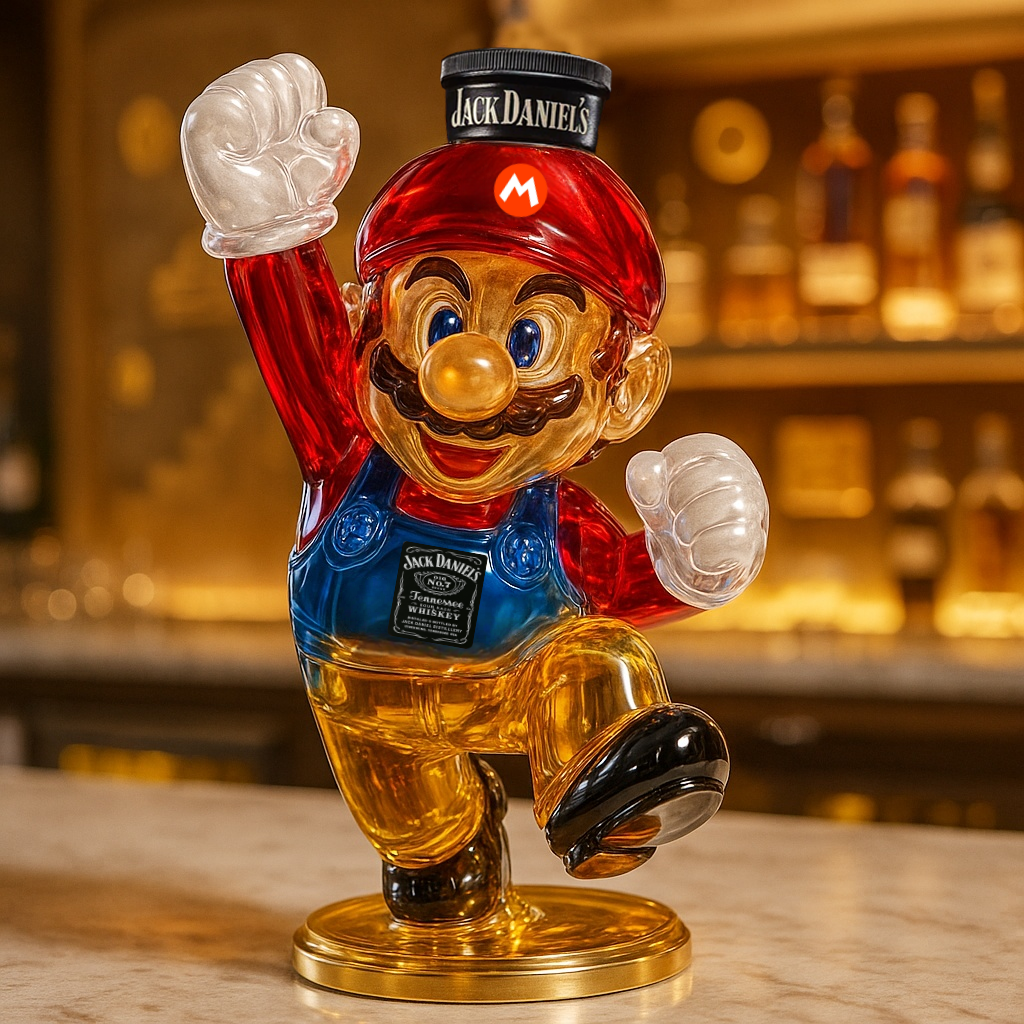 Superhero Whiskey Bottle