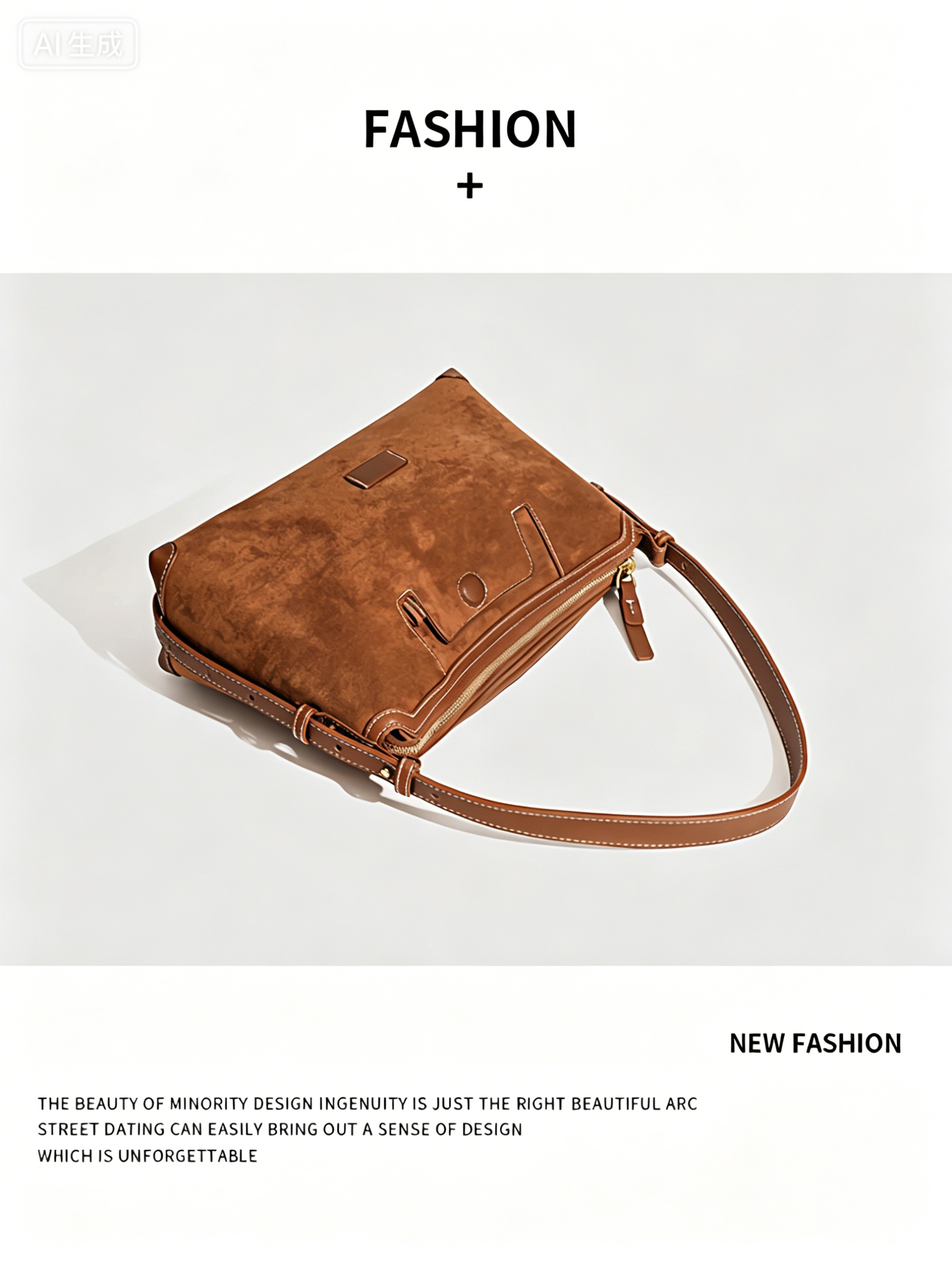 Fashionable womenbag with cowhide leather