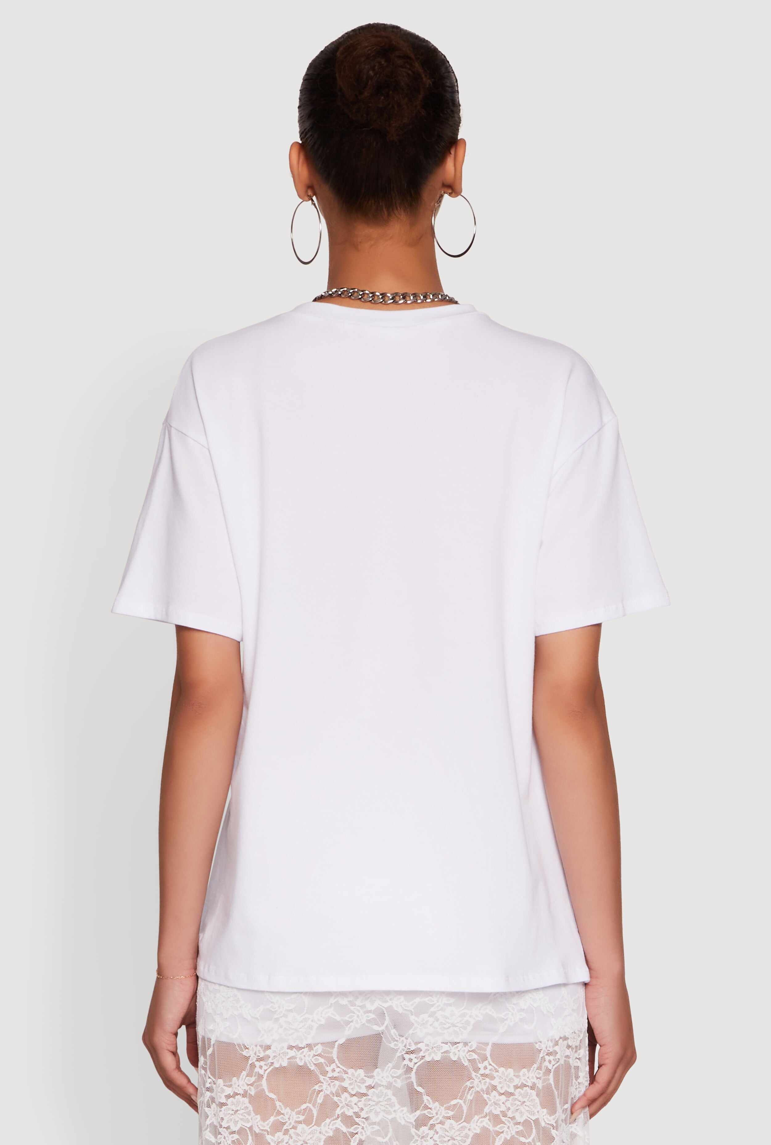 Stylish 23 Crew Neck Short Sleeve Tee