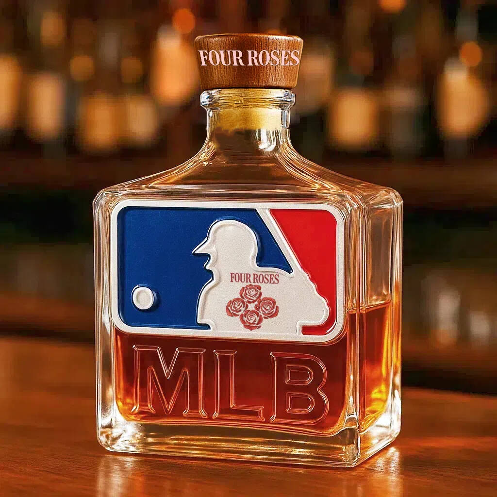 ⚾MLB Whiskey Bottle