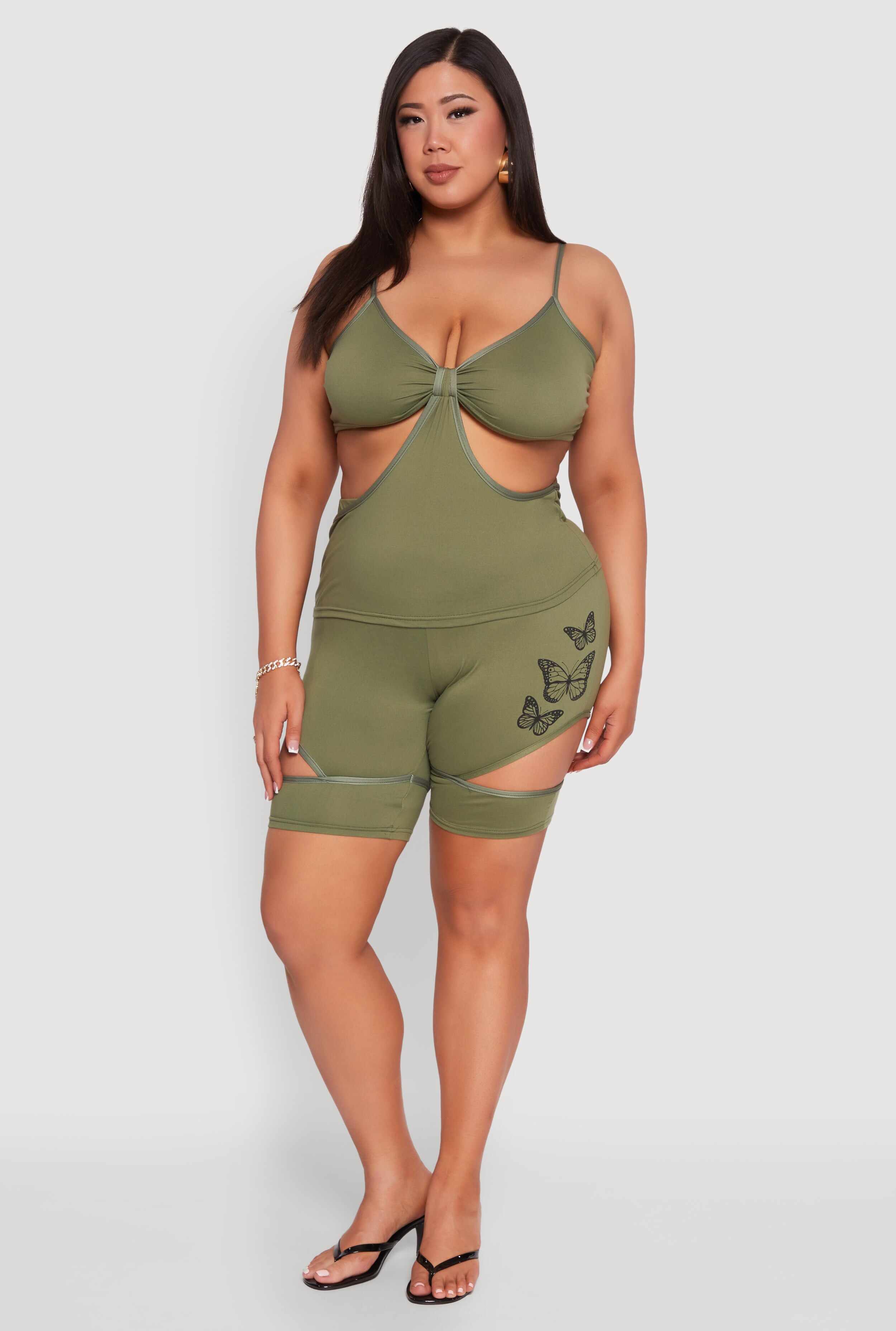 Plus Size Cut Out Cami