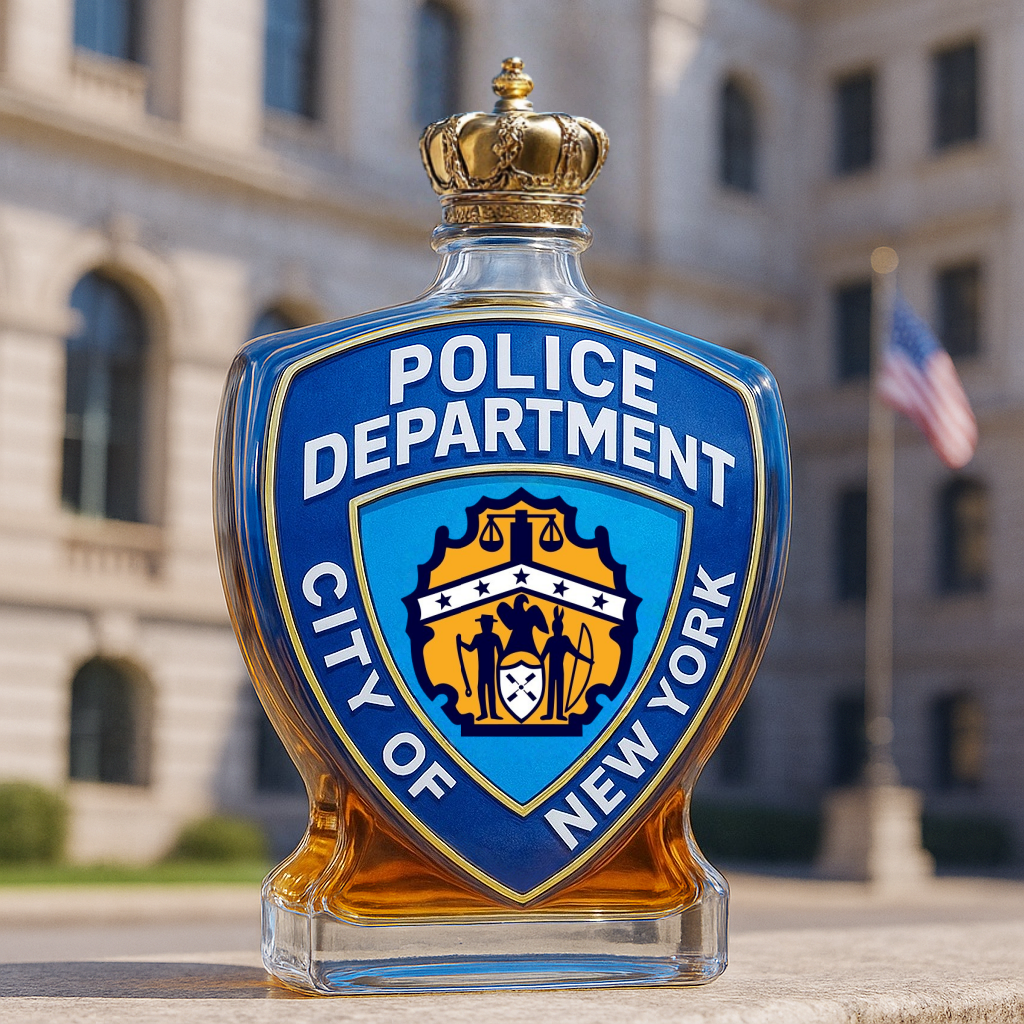 NYPD Whiskey Bottle