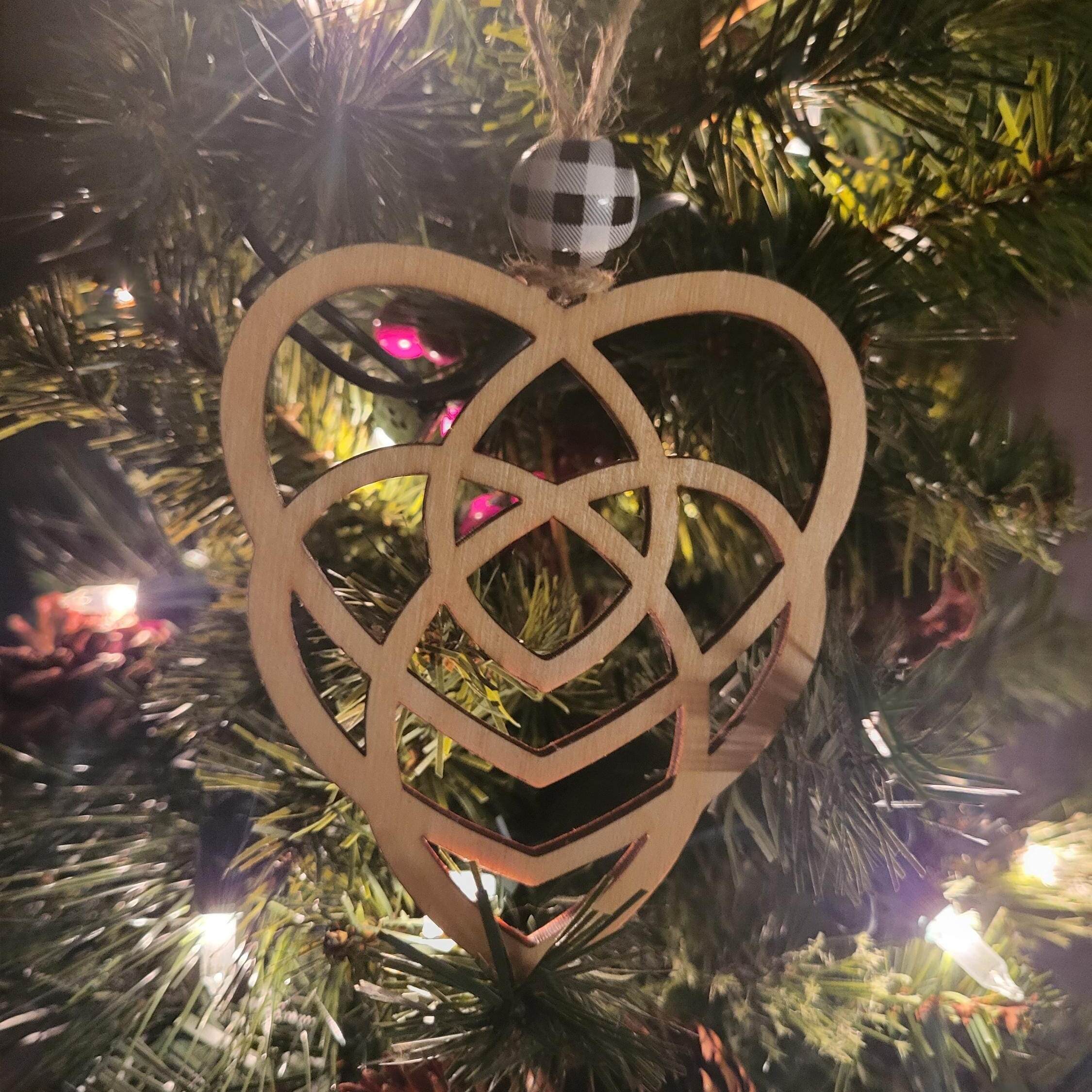 Celtic Heart Story Ornament Mother and Child Ornament