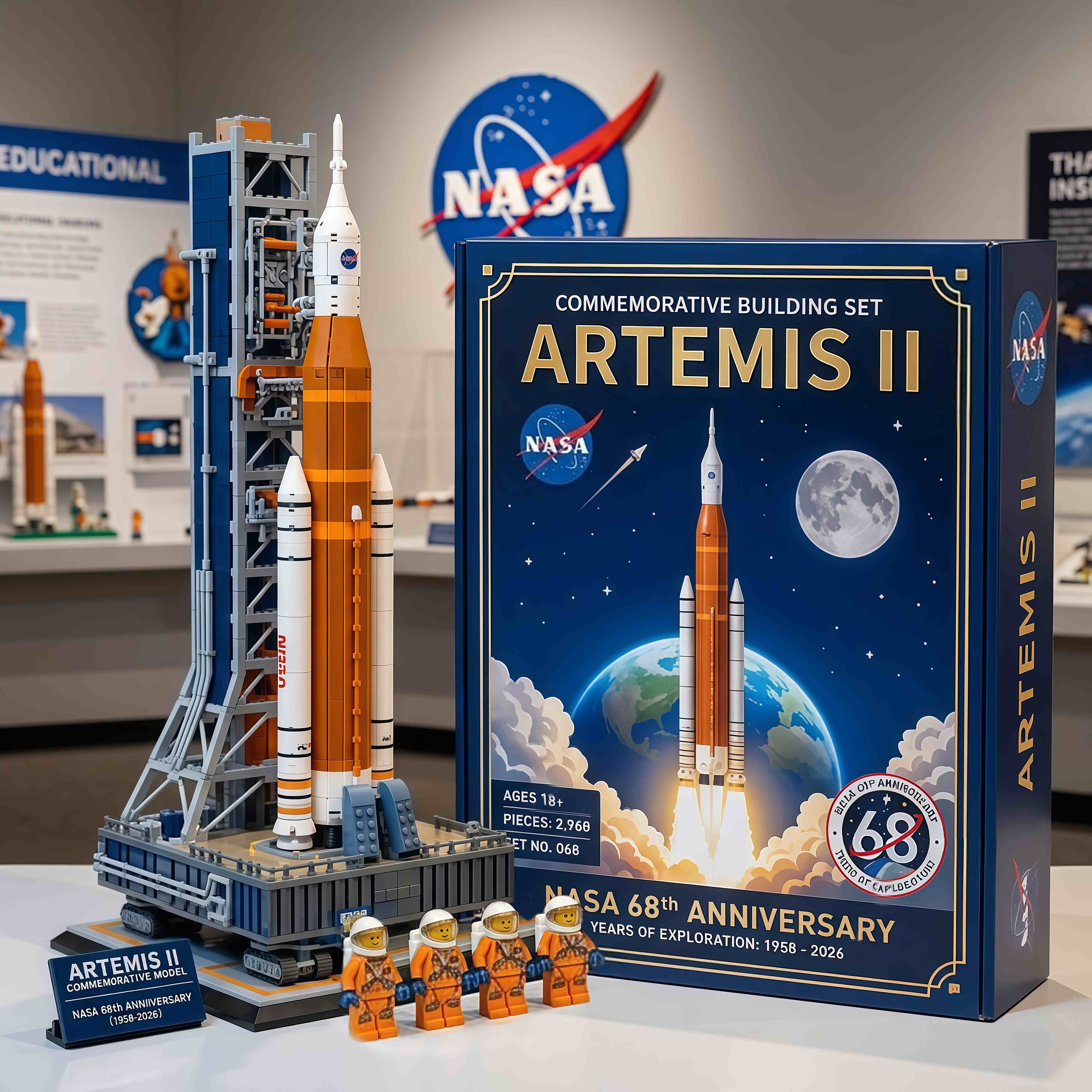 🚀🌕 “Artemis II” Rocket Building Set
