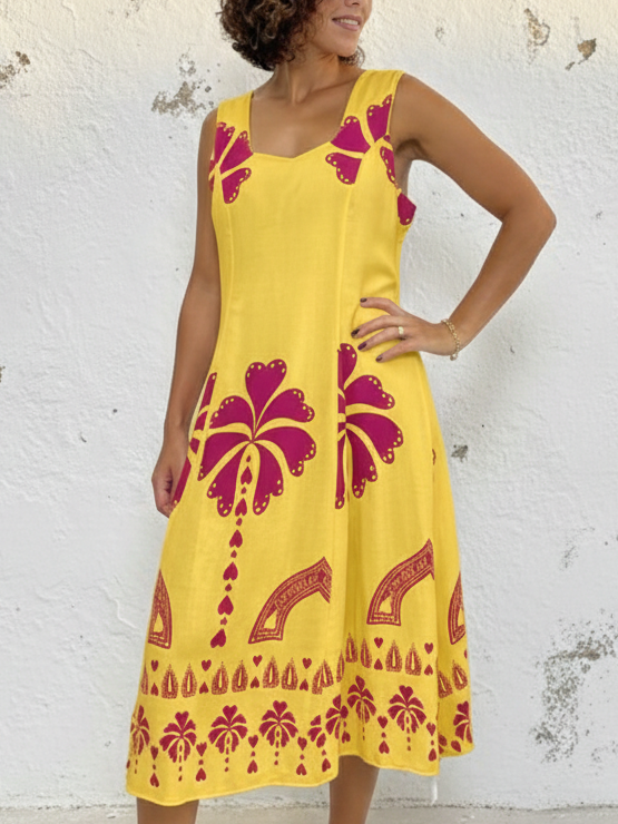 🔥Summer Arrivals🌟Love Blossoms Floral Print Midi Dress