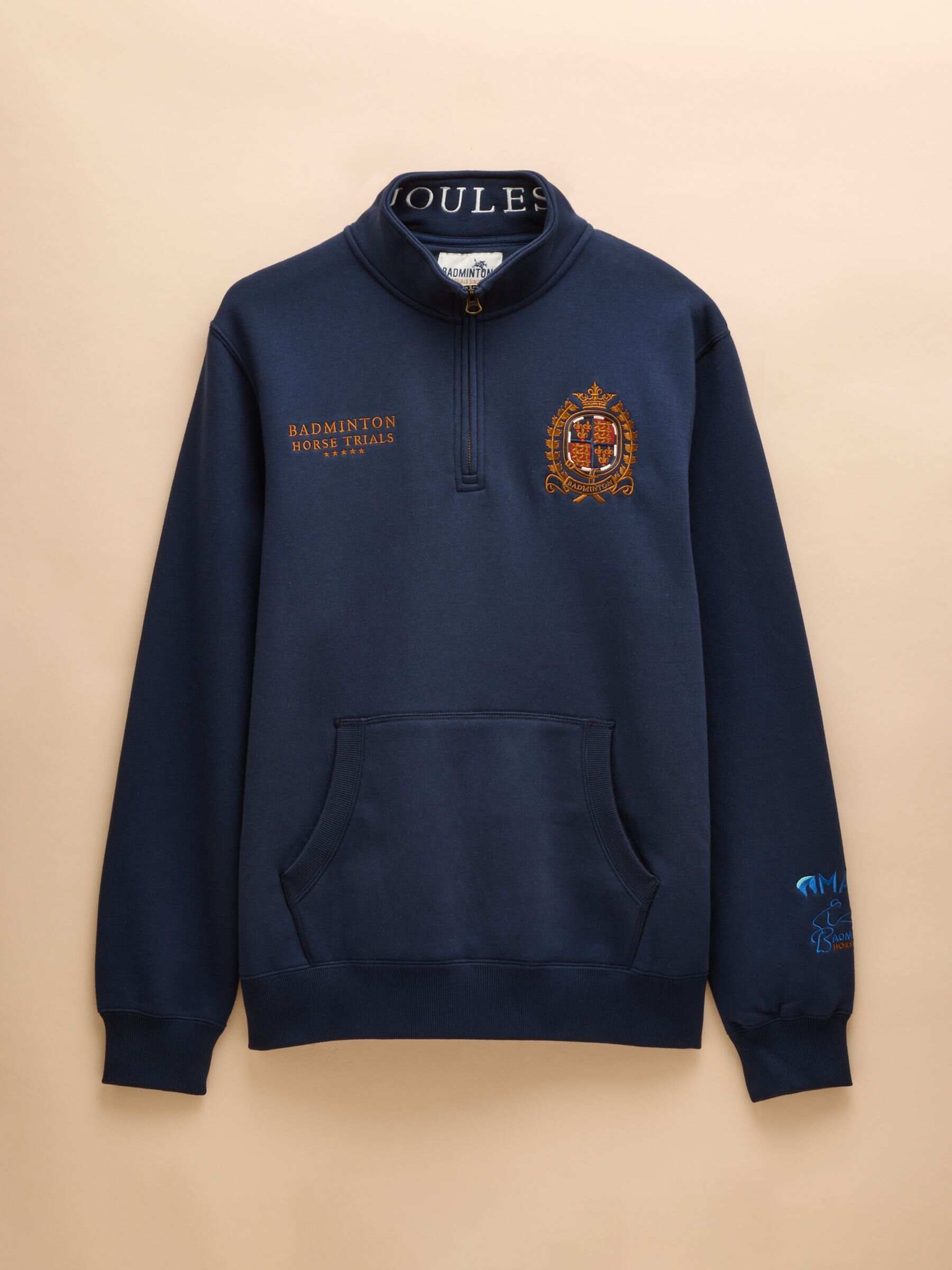 Official Badminton Navy Quarter Zip Sweatshirt