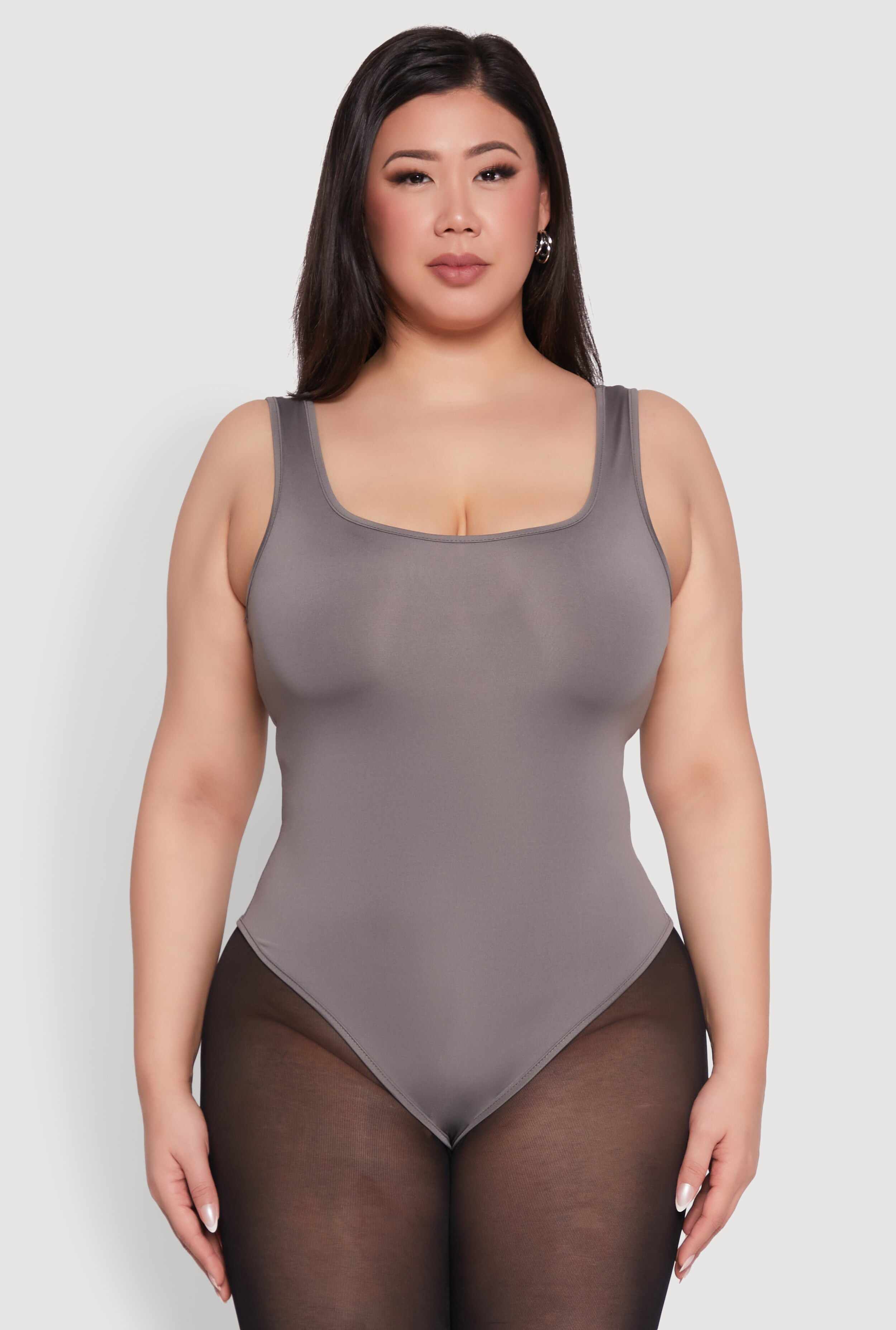 Plus Size Daisy Sleeveless Bodysuit