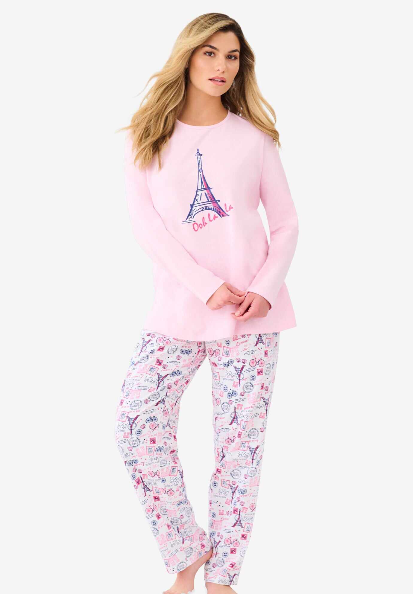 Long Sleeve Knit PJ Set