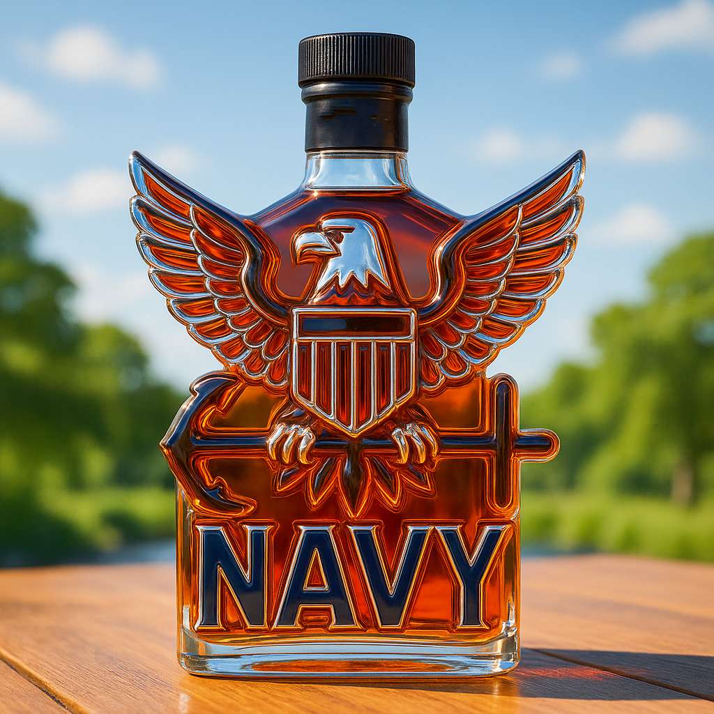 U.S. Navy Whiskey Bottle