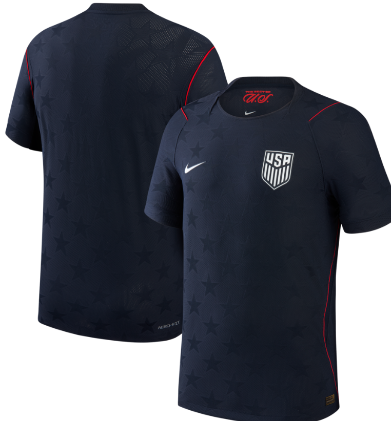 USMNT  2026 Away Match Authentic Jersey - Blue Nike